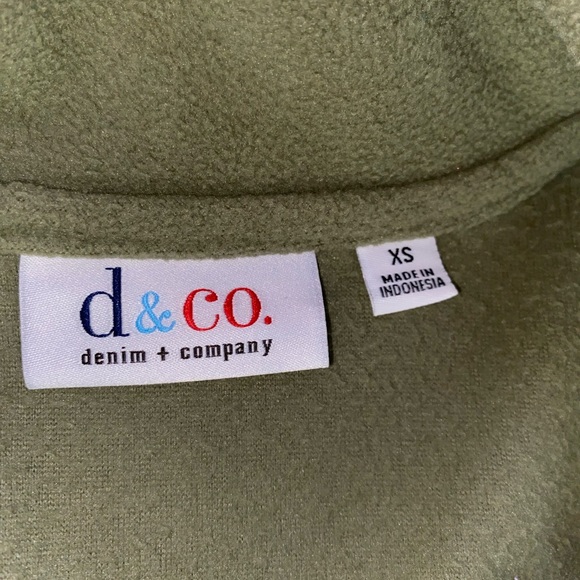 D & Company Long Sleeve Button Down Jacket Size XS - Picture 7 of 8